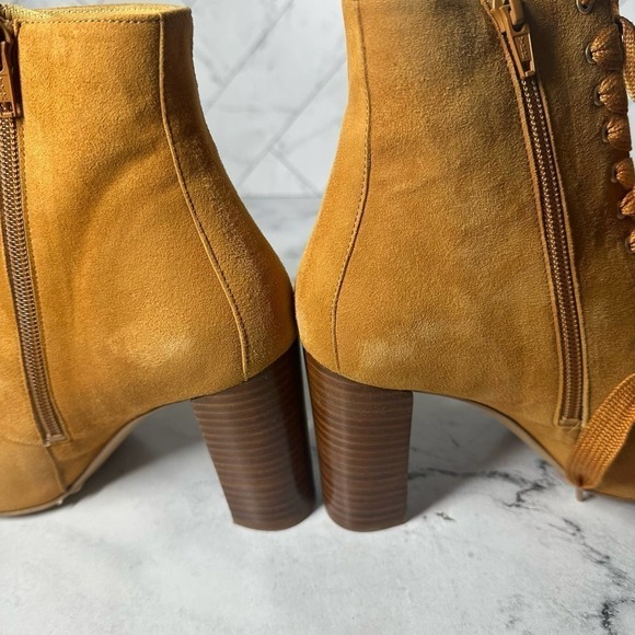 Sezane Alicia High Heel Leather Boots Size US 7 - Picture 13 of 15